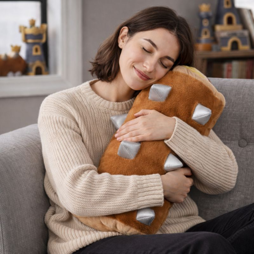 Plush Log with soft spikes